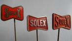 Solex oldtimerbromfiets spelden 3 x verschillend, Verzamelen, Speldjes, Pins en Buttons, Verzenden, Gebruikt, Merk, Speldje of Pin