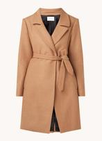 CVRD Kenza camel beige wollen mantel met strikceintuur S, CVRD, Beige, Nieuw, Ophalen of Verzenden
