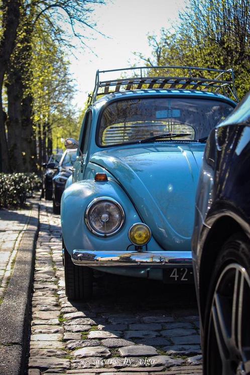 Volkswagen 1300 1.3 1971 Blauw, Auto's, Volkswagen, Particulier, Beetle (Kever), Lederen bekleding, Mistlampen, Open dak, Radio