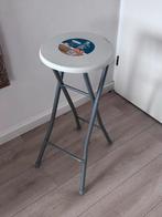 Opklapbare barkruk / kruk, Ophalen, Gebruikt, 60 tot 90 cm, 1 kruk