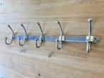 Chique wandkapstok in landelijke stijl, aluminium, 5 haken., Wandkapstok, Ophalen of Verzenden, Zo goed als nieuw, Minder dan 100 cm