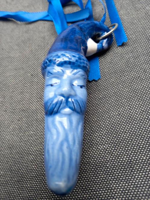 Oude "Delfts blauw" gekleurde kerstpoppetjes, jaren '70., Antiek en Kunst, Antiek | Keramiek en Aardewerk, Ophalen of Verzenden