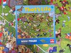 Thats life puzzel Paardenrace 1000 st, Ophalen of Verzenden, 500 t/m 1500 stukjes, Zo goed als nieuw