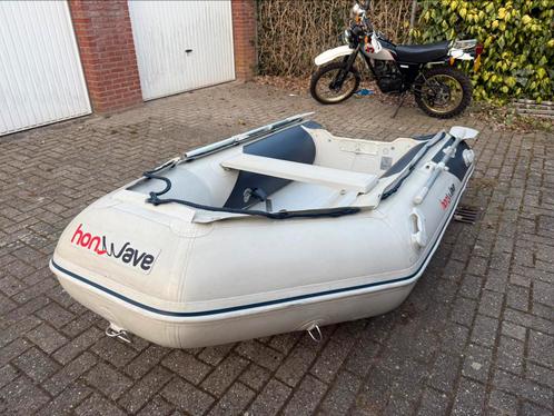 Honda Honwave 2.70m rubberboot +Mercury 6PK buitenboordmotor, Watersport en Boten, Rubberboten, Gebruikt, Overige merken, Airdeck