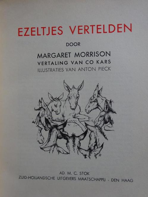 Margaret Morrison Anton Pieck: Ezeltjes vertelden, Boeken, Kunst en Cultuur | Beeldend, Gelezen, Schilder- en Tekenkunst, Ophalen of Verzenden