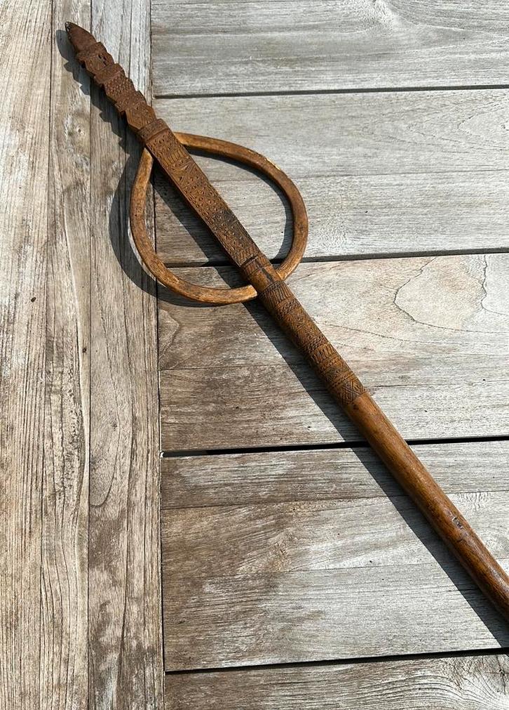 Scepter 1920  Aari stamhoofd Ethiopië  privé coll. Matadi, Antiek en Kunst, Kunst | Niet-Westerse kunst, Ophalen of Verzenden