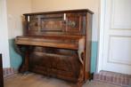 Antieke piano, Muziek en Instrumenten, Piano's, Ophalen, Gebruikt, Bruin, Piano