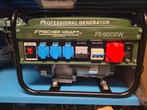 Fischer Kraft Benzine Aggregaat 5.5kW - Nieuw, Ophalen, Nieuw, Minder dan 5 kVA, Benzine