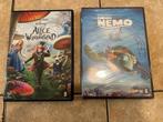 Dvd kids disney nemo en alice wonderland, Ophalen, Avontuur, Alle leeftijden, Zo goed als nieuw