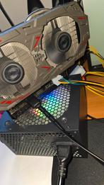 Nvidia P106-100 Beast EXP GDC + Voeding, PCI-Express 3, Gebruikt, Ophalen of Verzenden, GDDR5