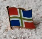 Reversspeld vlag Groningen, Verzamelen, Speldjes, Pins en Buttons, Ophalen of Verzenden, Overige onderwerpen