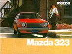 Folder Mazda 323 1977, Ophalen of Verzenden, Gelezen, Mazda