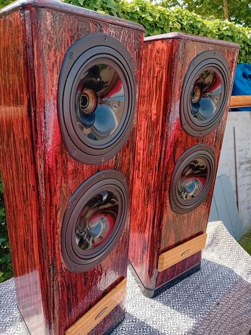 Tannoy 637 /D 70 spec.edition  dual concentric speakers, Audio, Tv en Foto, Luidsprekers, Refurbished, Front, Rear of Stereo speakers