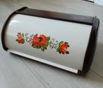 Retro Broodtrommel Jaren 70 - Bloemen, Ophalen of Verzenden