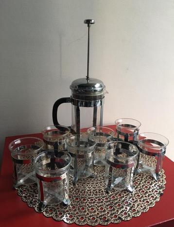 Bodum glazen servies kan theepot koffiepot melkopschuimer+8g beschikbaar voor biedingen