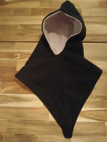 Zwarte muts-sjaal - One Size (nieuw) beschikbaar voor biedingen