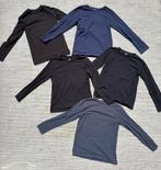 5 basic longsleeves 122-128 hema h&m, Gebruikt, Ophalen of Verzenden, Shirt of Longsleeve, Hema