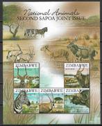 Zimbabwe 2007 SAPOA Nationale dieren nyala zebra vel pfris, Verzenden, Zimbabwe, Postfris