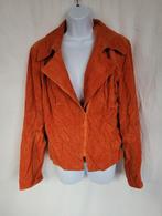 Stoer oranje ribcord jasje mt 42 merk La Ligna, Kleding | Dames, ., Maat 42/44 (L), Oranje, Ophalen of Verzenden