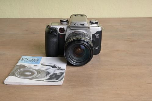 Canon EOS 50E + lens, Verzamelen, Fotografica en Filmapparatuur, Fototoestel, 1980 tot heden, Ophalen of Verzenden