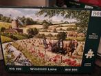 HOP Puzzel Windmill Lane 500 XL, Hobby en Vrije tijd, Ophalen, 500 t/m 1500 stukjes, Zo goed als nieuw, Legpuzzel