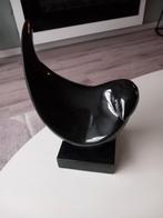 Zwarte abstracte vogel ( steen ), Antiek en Kunst, Ophalen of Verzenden