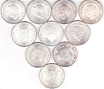 10 GULDEN MUNTEN ZILVER 5 X 1970 5 X 1973, Ophalen of Verzenden, Koningin Juliana, 10 gulden, Zilver