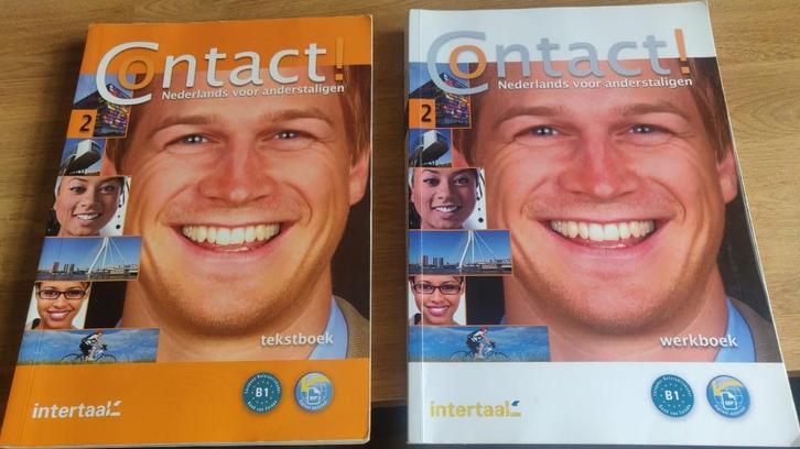 Free: Contact! 2 - Textbook + Workbook, Boeken, Studieboeken en Cursussen, Gelezen, Niet van toepassing, Alpha, Ophalen