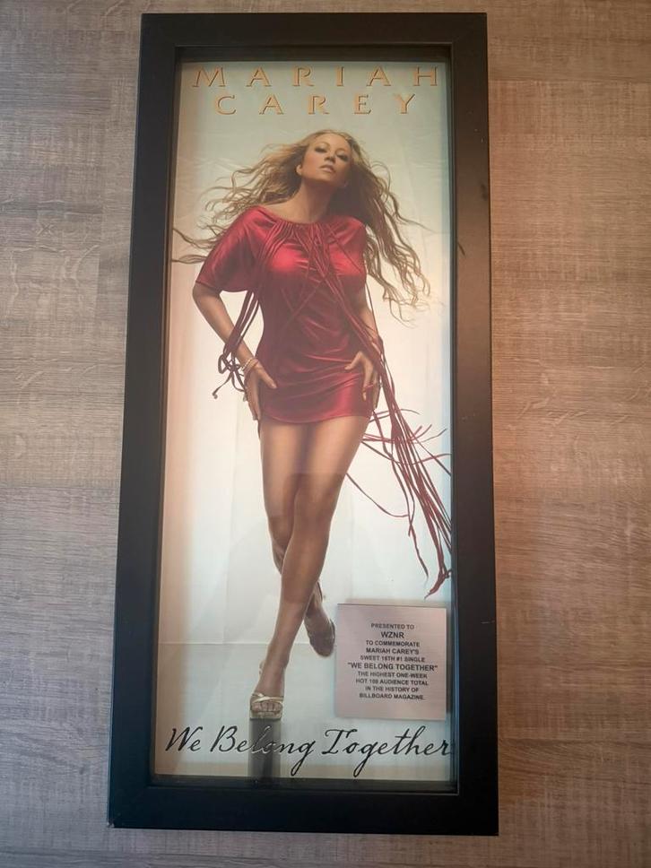 Mariah Carey - We Belong Together Billboard Award Uniek, Verzamelen, Muziek, Artiesten en Beroemdheden, Zo goed als nieuw, Cd of Plaat