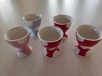 Vijf eierdoppen Douwe Egberts x Oilily polkadots, Ophalen of Verzenden, Zo goed als nieuw, Overige stijlen, Overige typen
