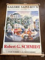 Robert G. Schmidt, galerie Saint-Roch poster., Verzamelen, Posters, Ophalen of Verzenden, Zo goed als nieuw, Rechthoekig Staand