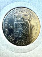 1861 halve gulden / 0.5 gulden, Ophalen of Verzenden, Koning Willem III, ½ gulden