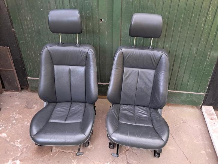 Leren Autostoelen Mercedes W210/C/E Klasse, Auto-onderdelen, Interieur en Bekleding, Mercedes-Benz, Land Rover, Gebruikt, Ophalen