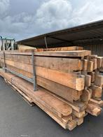 Vurenhout houten balken gebint gording spanten evt 35 stuks, Ophalen of Verzenden, Balk, 300 cm of meer, 50 mm of meer