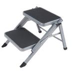 Inklapbaar Opstap metaal, Caravans en Kamperen, Caravan accessoires, Ophalen, Www.kampeerkoopje.nl, Info@kampeerkoopje.nl, Zo goed als nieuw