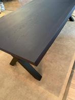 Eetkamertafel eiken kleur zwart, Huis en Inrichting, Tafels | Eettafels, Ophalen, 50 tot 100 cm, Vijf personen of meer, Eikenhout