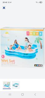 Intex Zwembad met Zitjes, Opblaaszwembad, Vierkant, Nieuw, Ophalen of Verzenden
