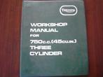 Triumph 750cc triple Trident 1972 motorcycle workshop manual, Ophalen of Verzenden, Triumph