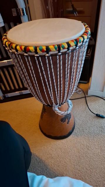 Afrikaanse Djembé - Handgeknoopt beschikbaar voor biedingen