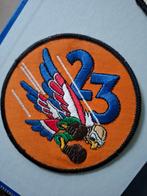 USAFE 23rd Tactical Fighter Squadron patch, Ophalen of Verzenden, Zo goed als nieuw, Patch, Badge of Embleem