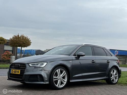 Audi A3 Sportback 30 TFSI Sport 2xS Line Edition leder/cruis, Auto's, Audi, Bedrijf, Te koop, A3, ABS, Airbags, Airconditioning