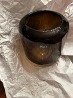 DutZ Mazurka H21/21 Smoky Brown Vaas  - Nieuw in Verpakking, Ophalen, Overige kleuren, Nieuw, Glas