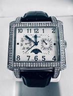 Bulova Acutron Innsbruck moonphase Chronograph horloge, Staal, Polshorloge, Ophalen, Overige merken