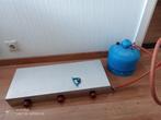 3 pits gasstel, Caravans en Kamperen, Kampeeraccessoires, Ophalen, Gebruikt