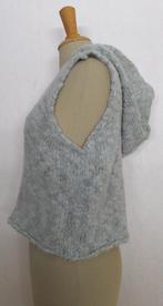 50% wollen aparte trui met capuchon van Cora Kemperman! M, Verzenden, Zo goed als nieuw, Maat 38/40 (M), Grijs