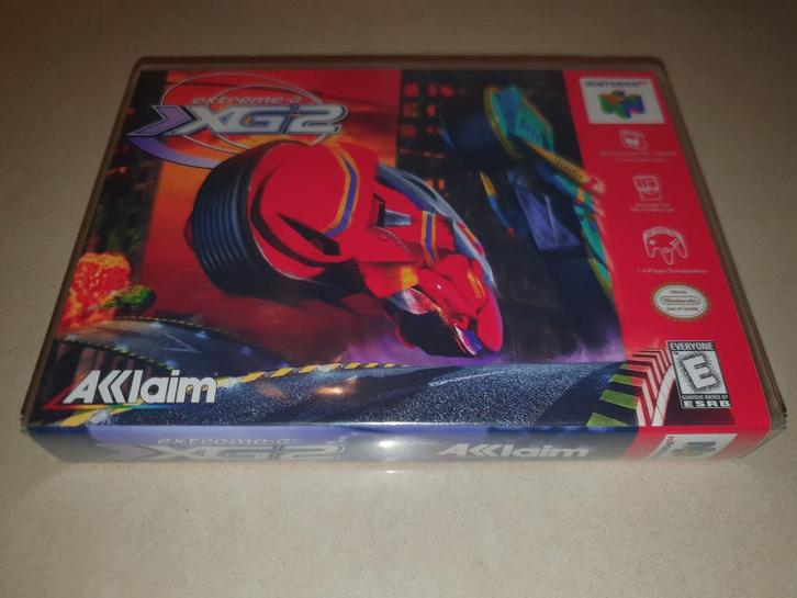Extreme-G2 N64 Game Case (2), Spelcomputers en Games, Games | Nintendo 64, Zo goed als nieuw, Racen en Vliegen, 1 speler, Vanaf 3 jaar
