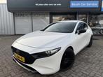 Mazda 3 2.0 SA-X Luxury i-Activ | Bose | Leer | 360 camera, Keurmerk '100% Onderhouden', Gebruikt, 4 cilinders, Wit