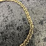 18k gouden armband massief valkenoog schakel, Ophalen of Verzenden, Zo goed als nieuw, Goud