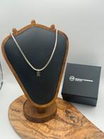 “BARBARA XS” ketting buddha to buddha 50cm “NIEWSTAAT”, Met hanger, Ophalen of Verzenden, Zo goed als nieuw, Zilver