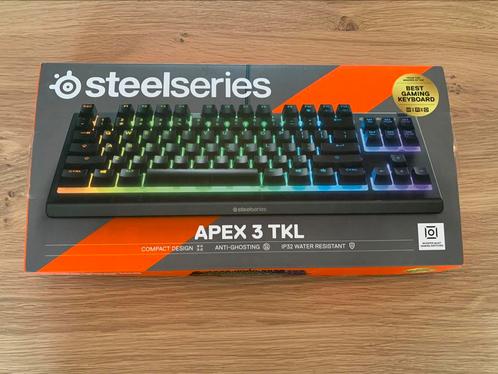Steelseries APEX 3 TKL - zgan, Computers en Software, Toetsenborden, Zo goed als nieuw, Qwerty, Bedraad, Ergonomisch, Gaming toetsenbord